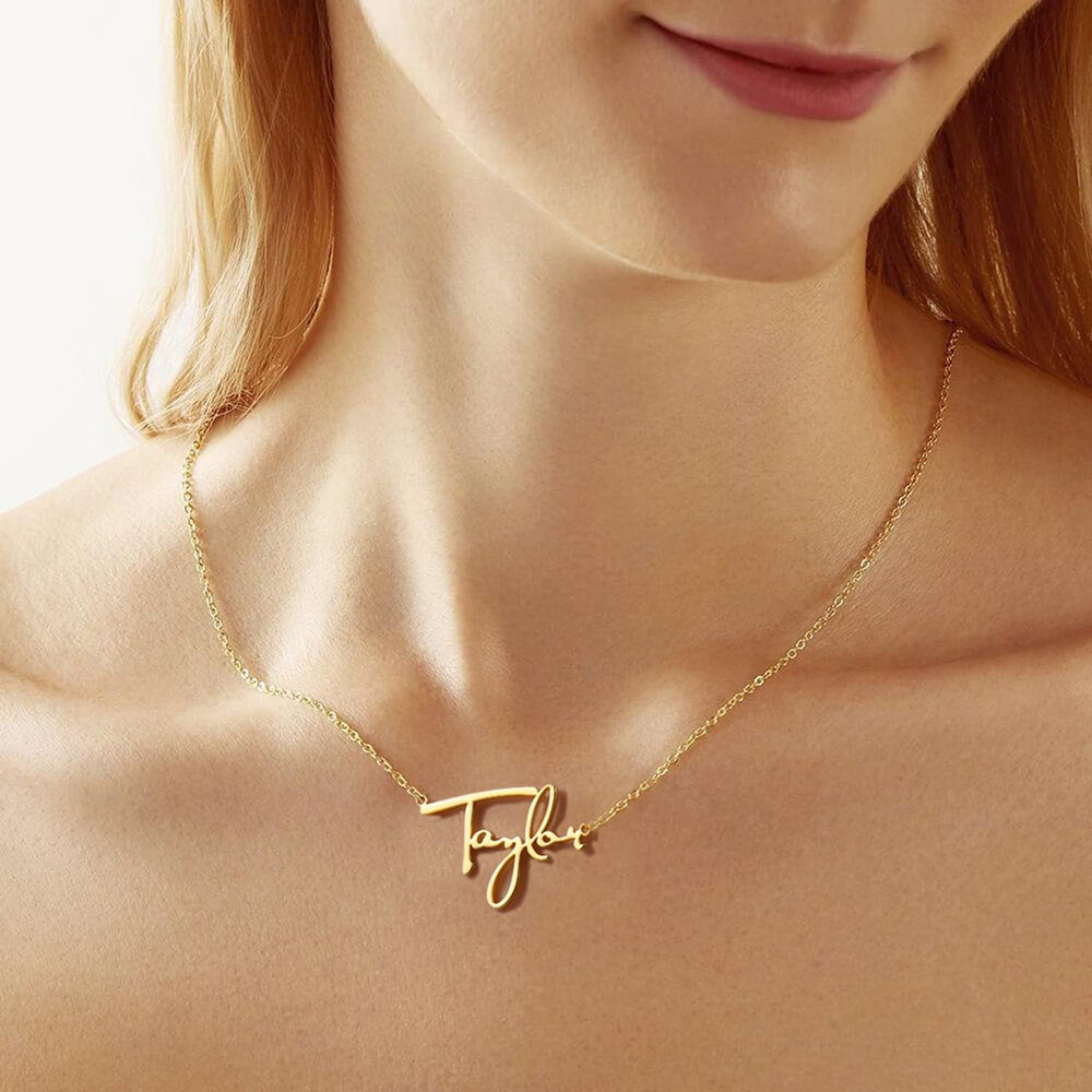 Women Fashion Now - Taylor Album Song Title Necklace Stainless