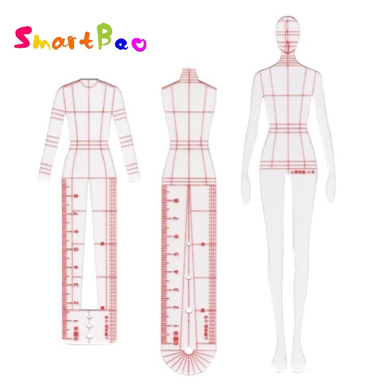 Women Fashion Figure Template - Thời Trang Nữ Vẽ Thước Hình