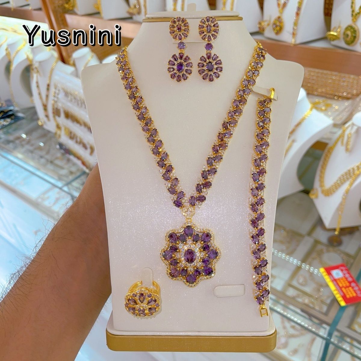 Women'S Fashion Rings Gold - New French 24K Gold Plated Necklace