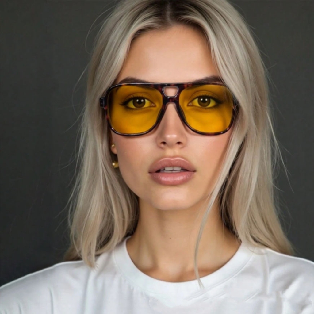 Women'S Fashion Eyeglass Frames - New Vintage Classic Designer Double Bridge