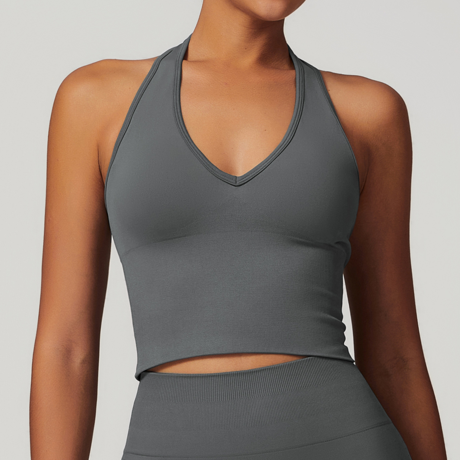 Bra Top Seamless - Women Sports Bra Tank Top Gym