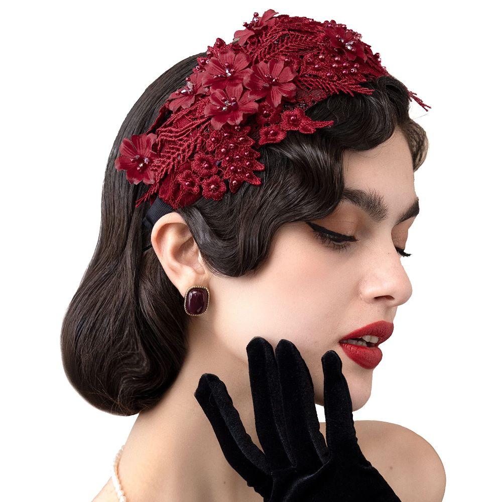 New Lace Fascinators Headband  - đánh giá và giá Women'S Fashion In The 50S