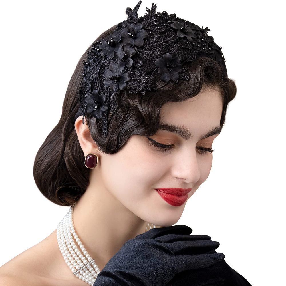 New Lace Fascinators Headband  - đánh giá và giá Women'S Fashion In The 50S