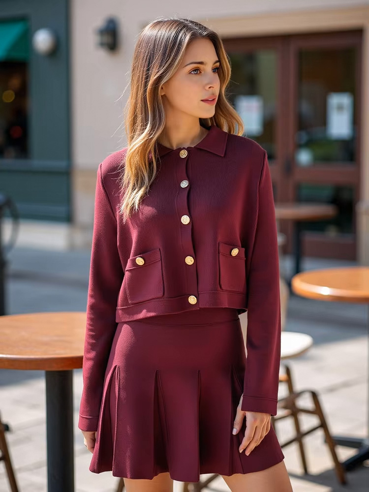 HH Elegant Women Knitted Red S - đánh giá và giá Women'S Fashion Knitwear