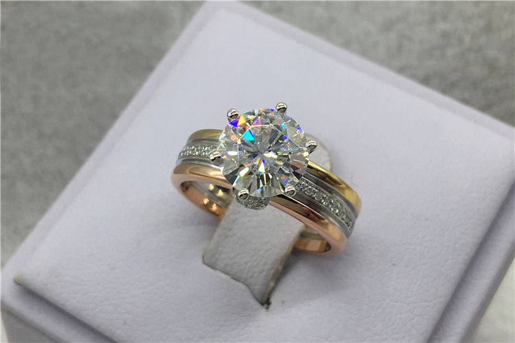Custom Solid 18K Au750 Yellow  - đánh giá và giá Women'S Fashion Rings Gold
