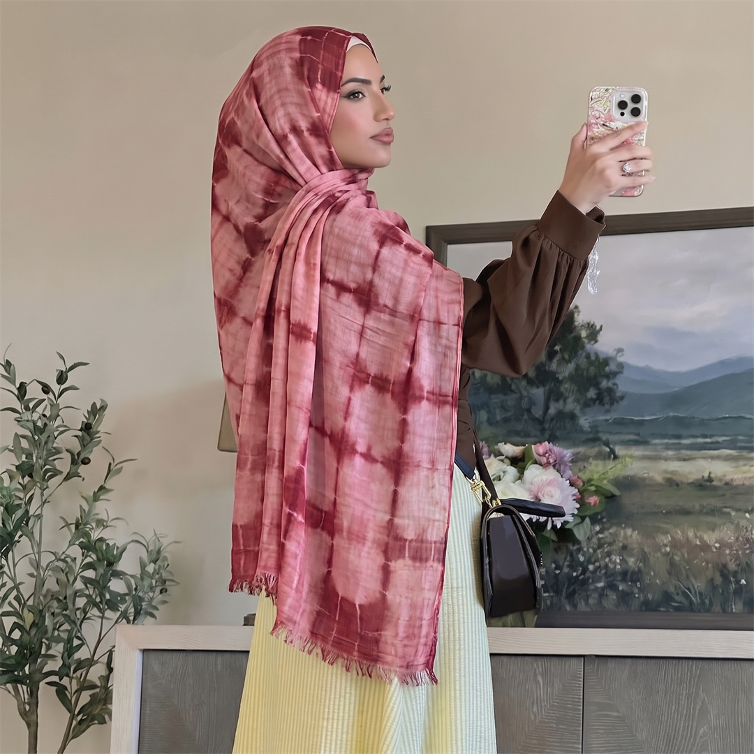 Fashion Tie Dye Rayon Hijab Sc - đánh giá và giá Women'S Fashion Headbands