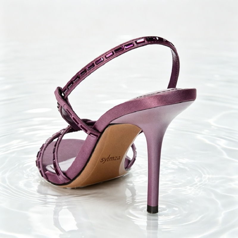 Purple Rhinestone Detail Heele - đánh giá và giá Women Fashion Ideas