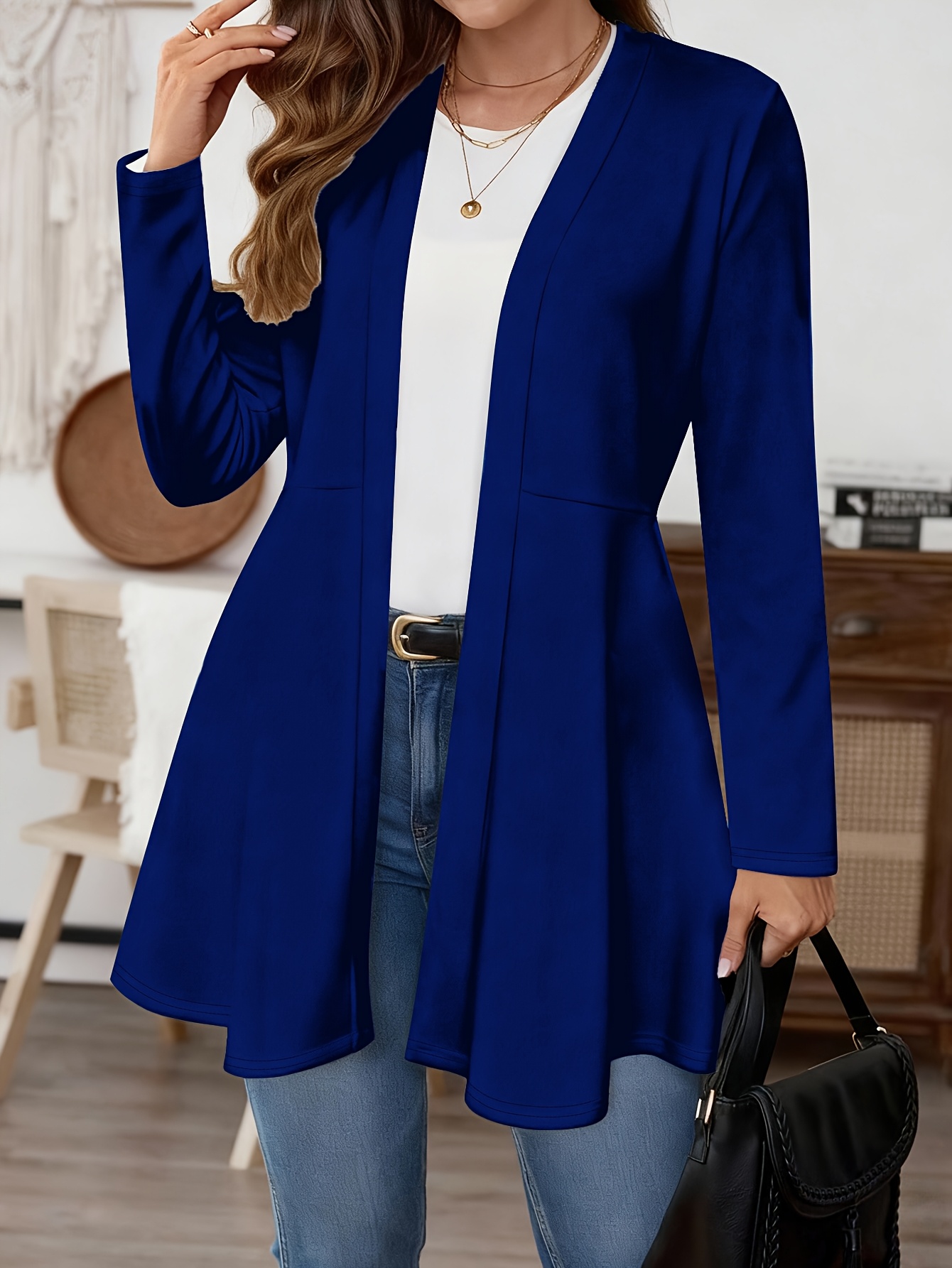 Plus Size Women Open Front Car - đánh giá và giá Women'S Fashion Knitwear