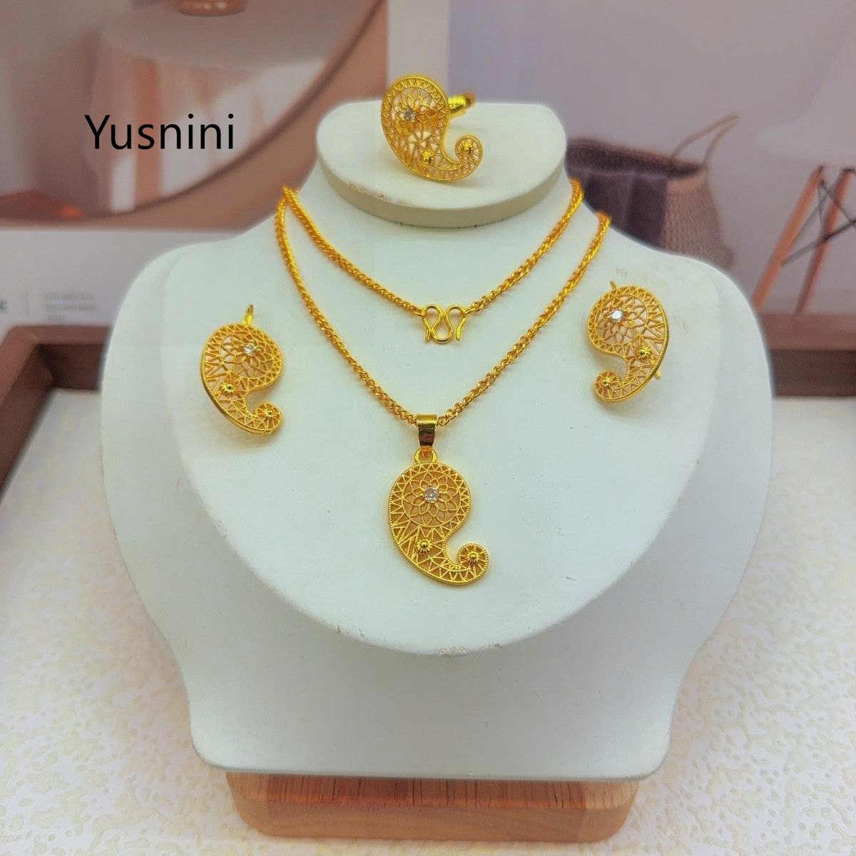 New Fashion High-End Dubai 24K - đánh giá và giá Women'S Fashion Rings Gold