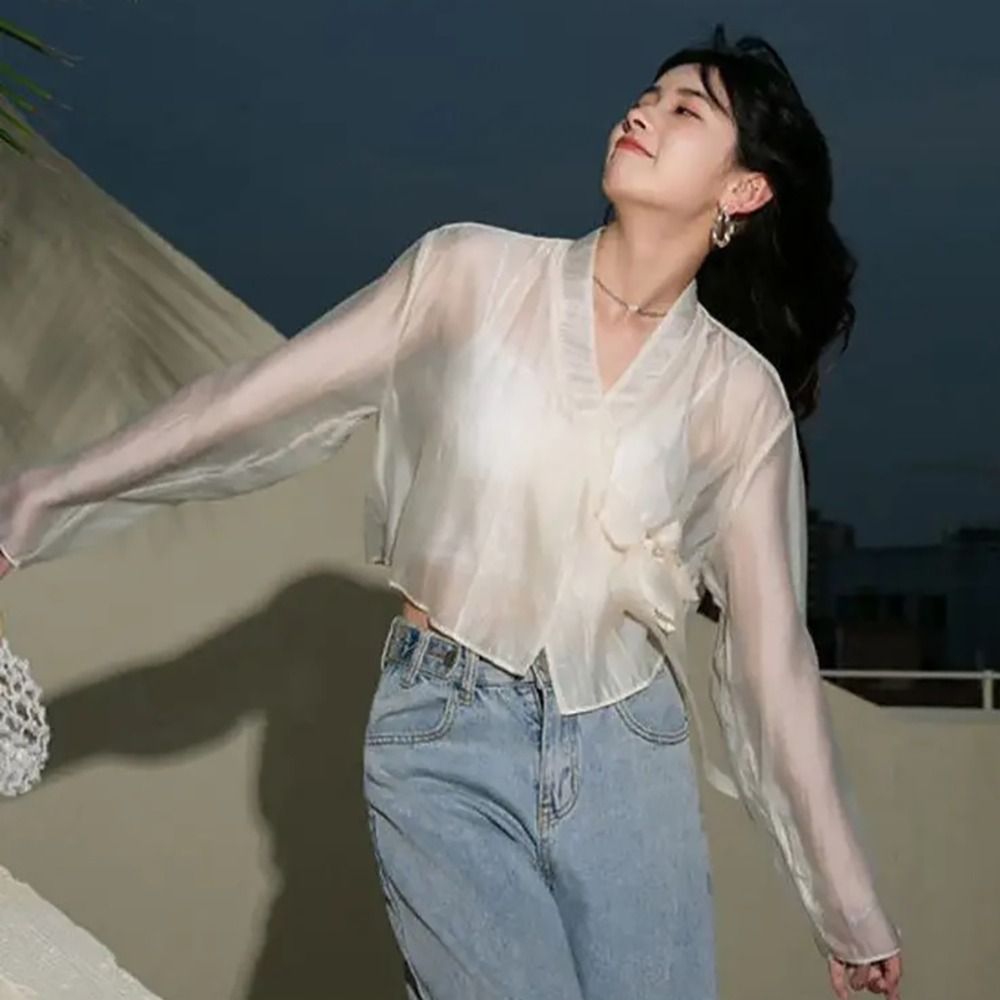 Hanfu Style Modal Ice Silk Sha - đánh giá và giá Women'S Fashion Knitwear