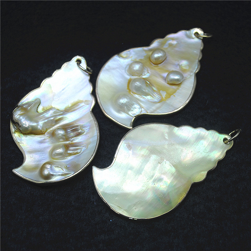 3PCS Nature Shell Pendants Mot - đánh giá và giá Women Fashion Nz