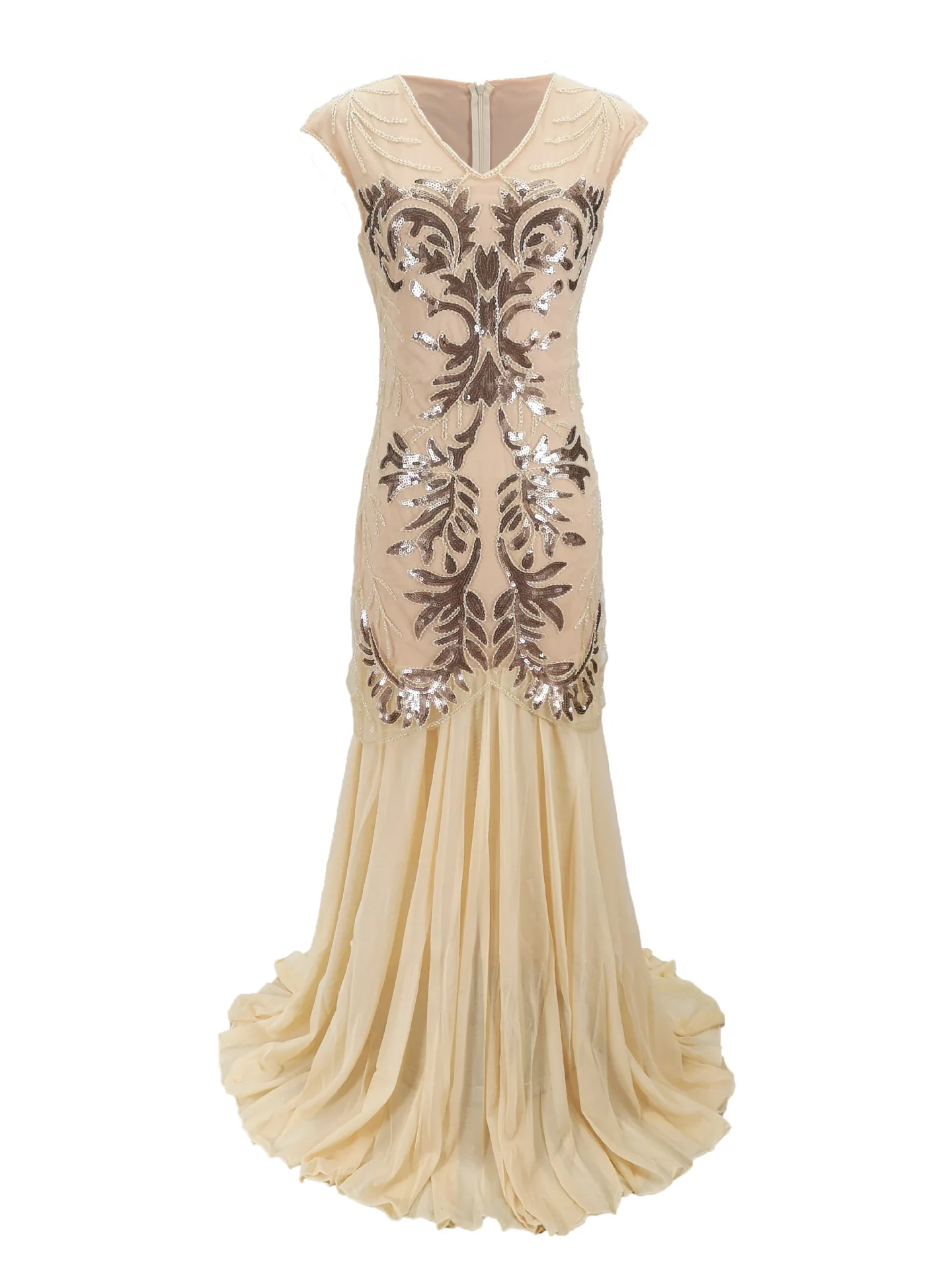 1920 Sequined Chiffon Dress Vi - đánh giá và giá Women'S Fashion In 1920