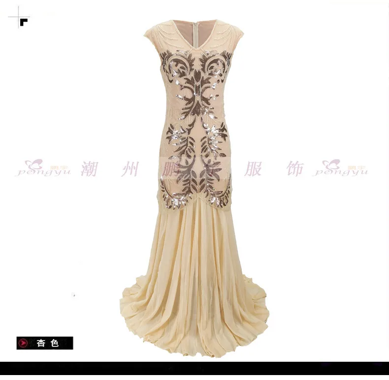 1920 Sequined Chiffon Dress Vi - đánh giá và giá Women'S Fashion In 1920