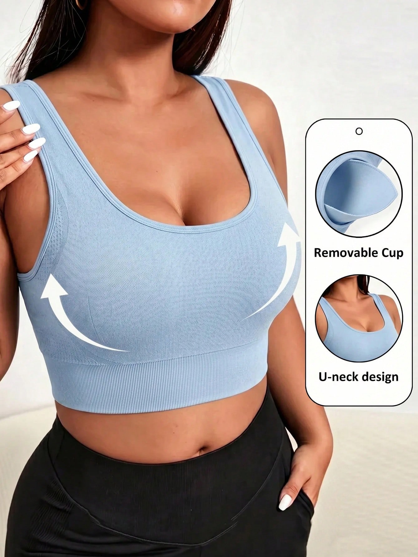 Plus Size Seamless Sports Bra  - đánh giá và giá Bra Top Seamless
