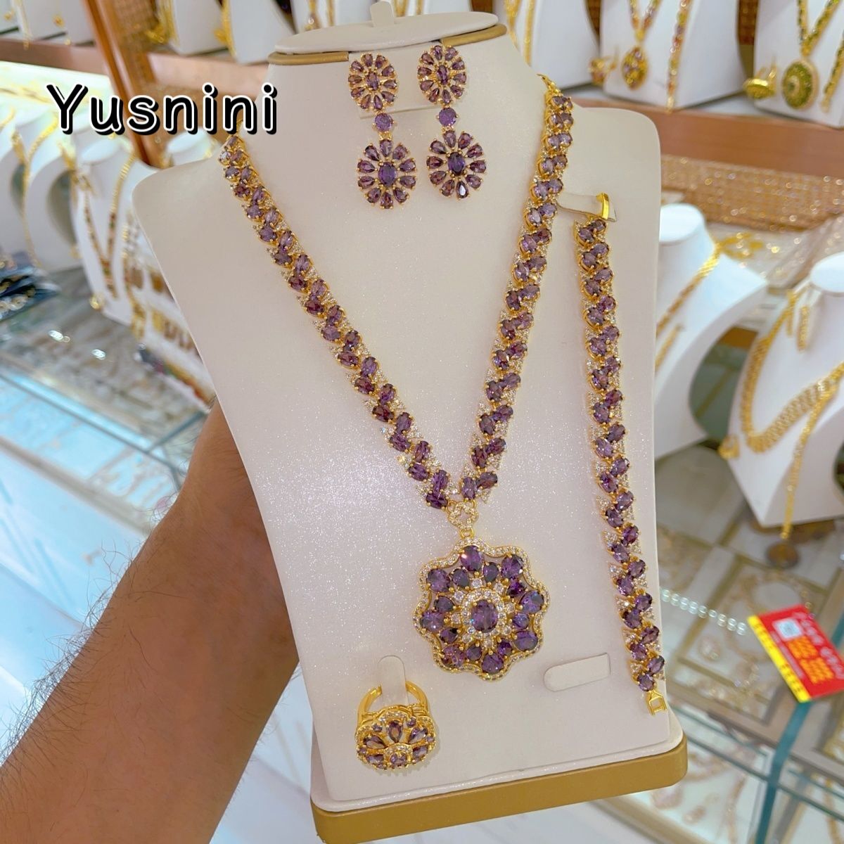 New French 24K Gold Plated Nec - đánh giá và giá Women'S Fashion Rings Gold
