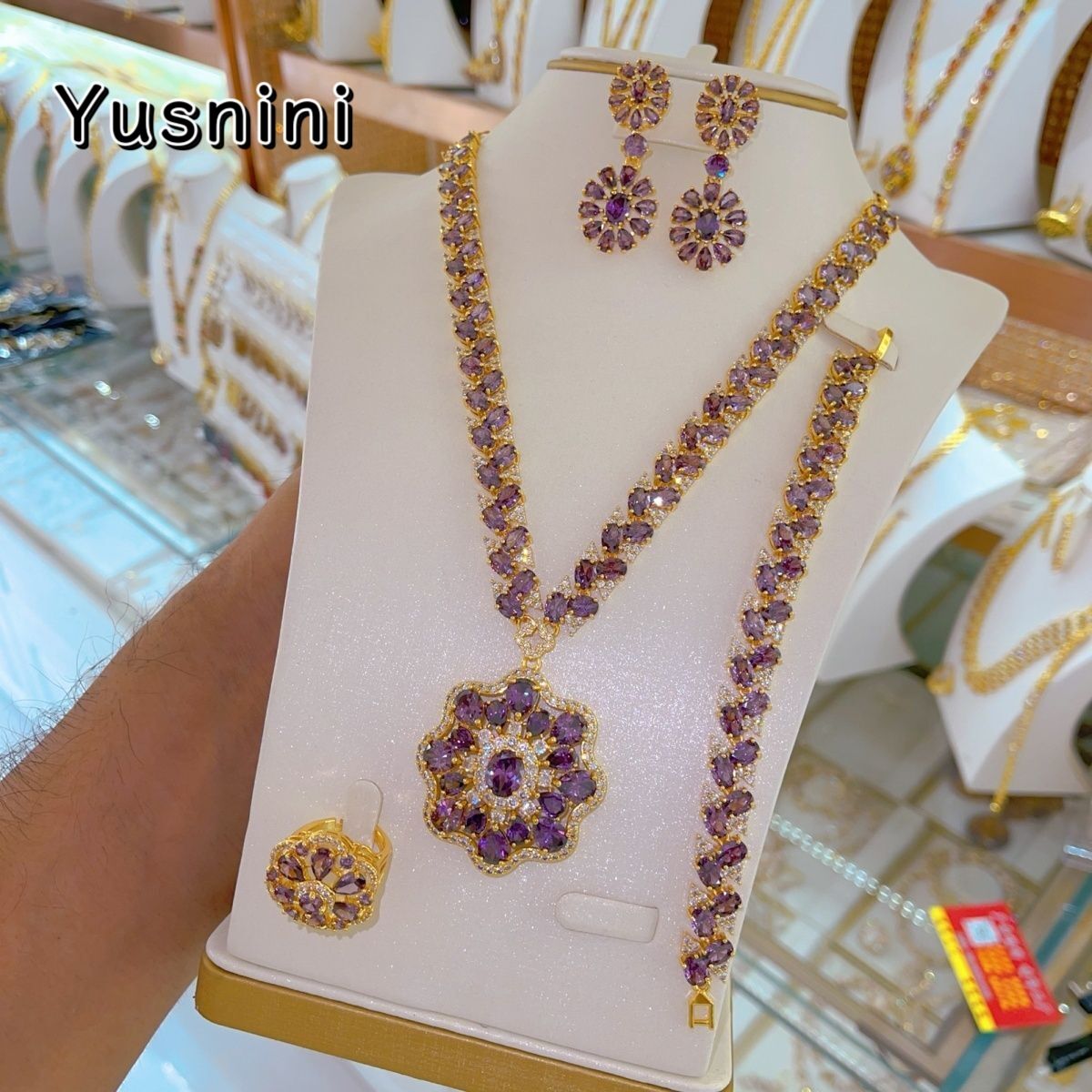 New French 24K Gold Plated Nec - đánh giá và giá Women'S Fashion Rings Gold