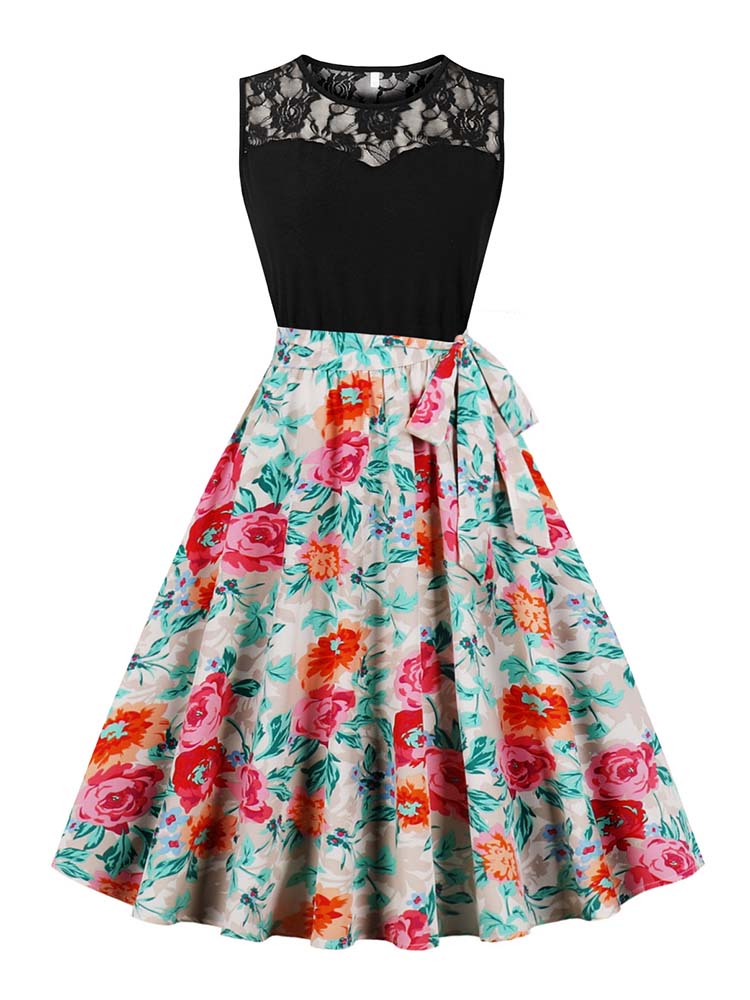 Elegant High Waist Sleeveless  - đánh giá và giá Women'S Fashion In The 50S