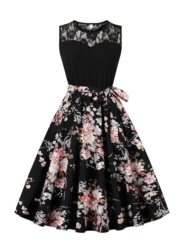 Elegant High Waist Sleeveless  - đánh giá và giá Women'S Fashion In The 50S