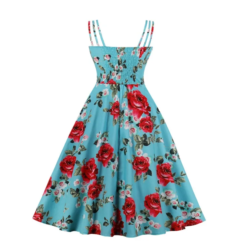 2024 New Vintage Elegant Flora - đánh giá và giá Women'S Fashion In The 50S