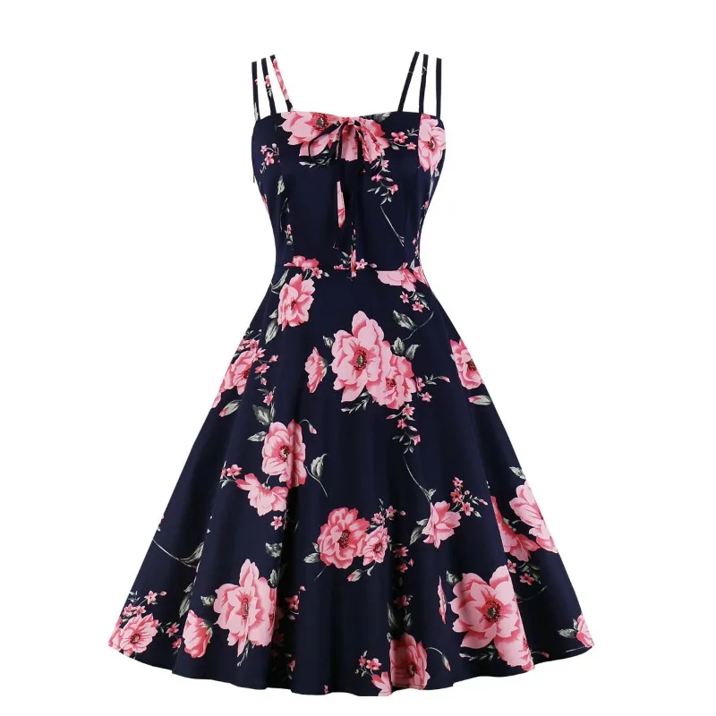 2024 New Vintage Elegant Flora - đánh giá và giá Women'S Fashion In The 50S