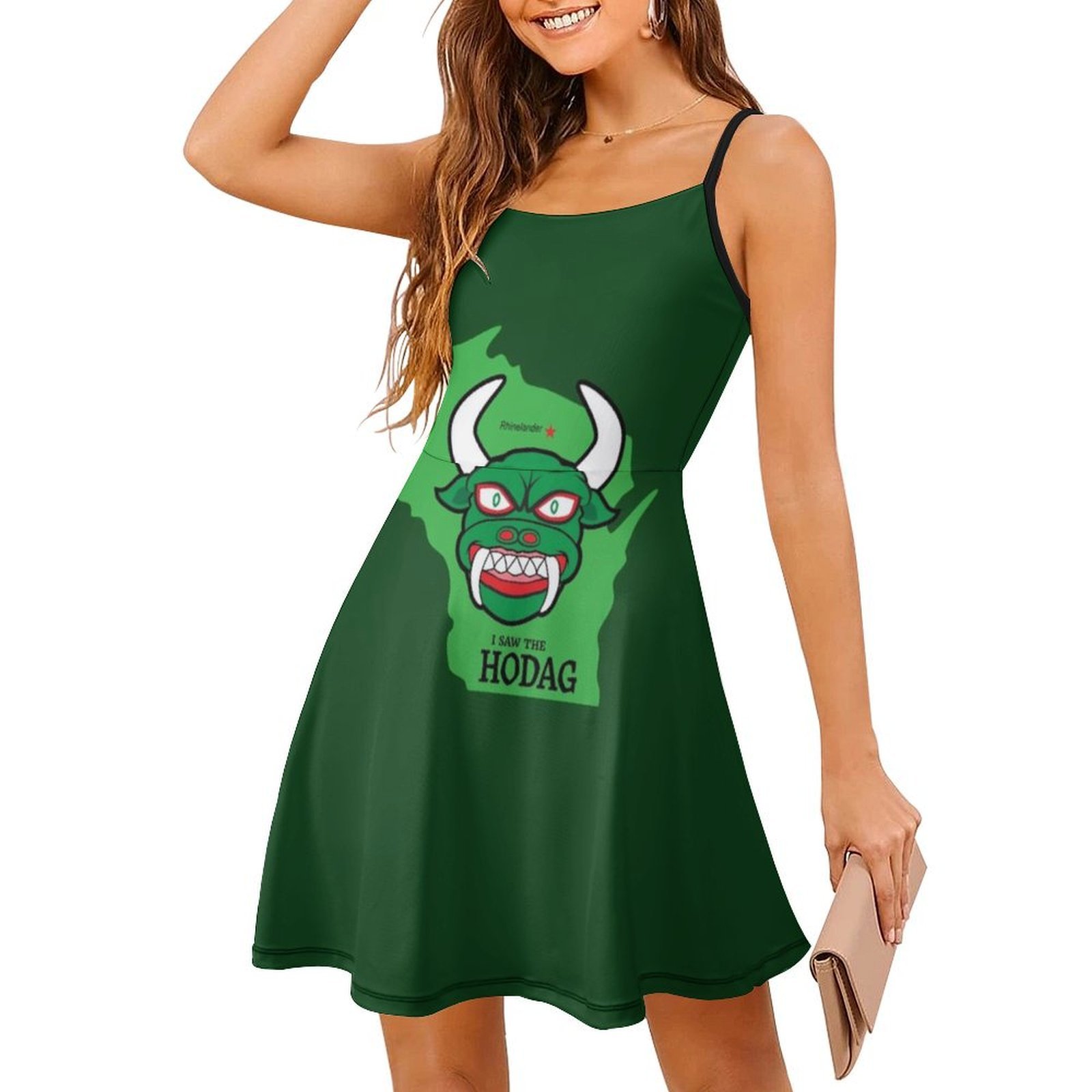 I Saw The Hodag Wisconsin Stat - đánh giá và giá Smocked Dress Women