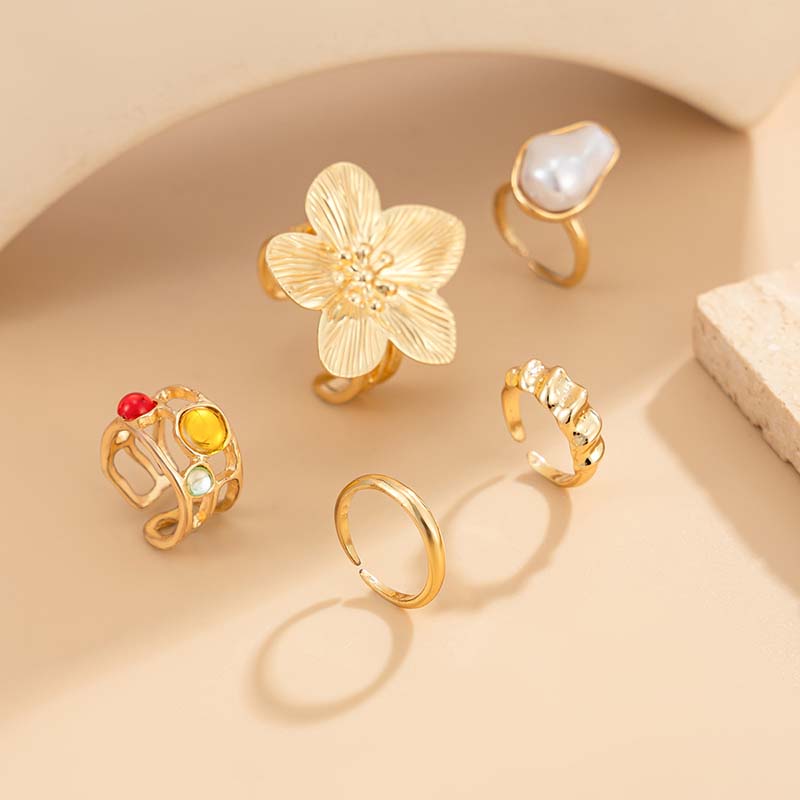 Adjustable Toe Ring Set Gold S - đánh giá và giá Women'S Fashion Rings Gold