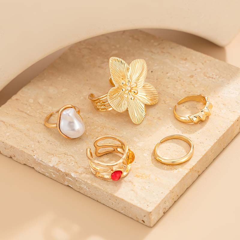 Adjustable Toe Ring Set Gold S - đánh giá và giá Women'S Fashion Rings Gold