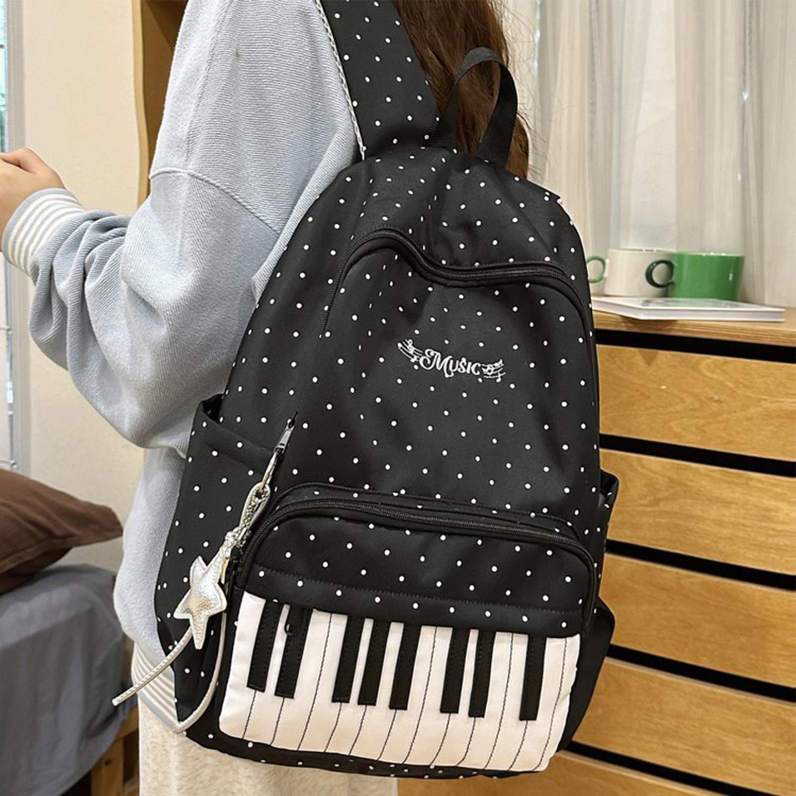 Travel Backpack | Piano Print  - đánh giá và giá Women'S Fashion Backpack