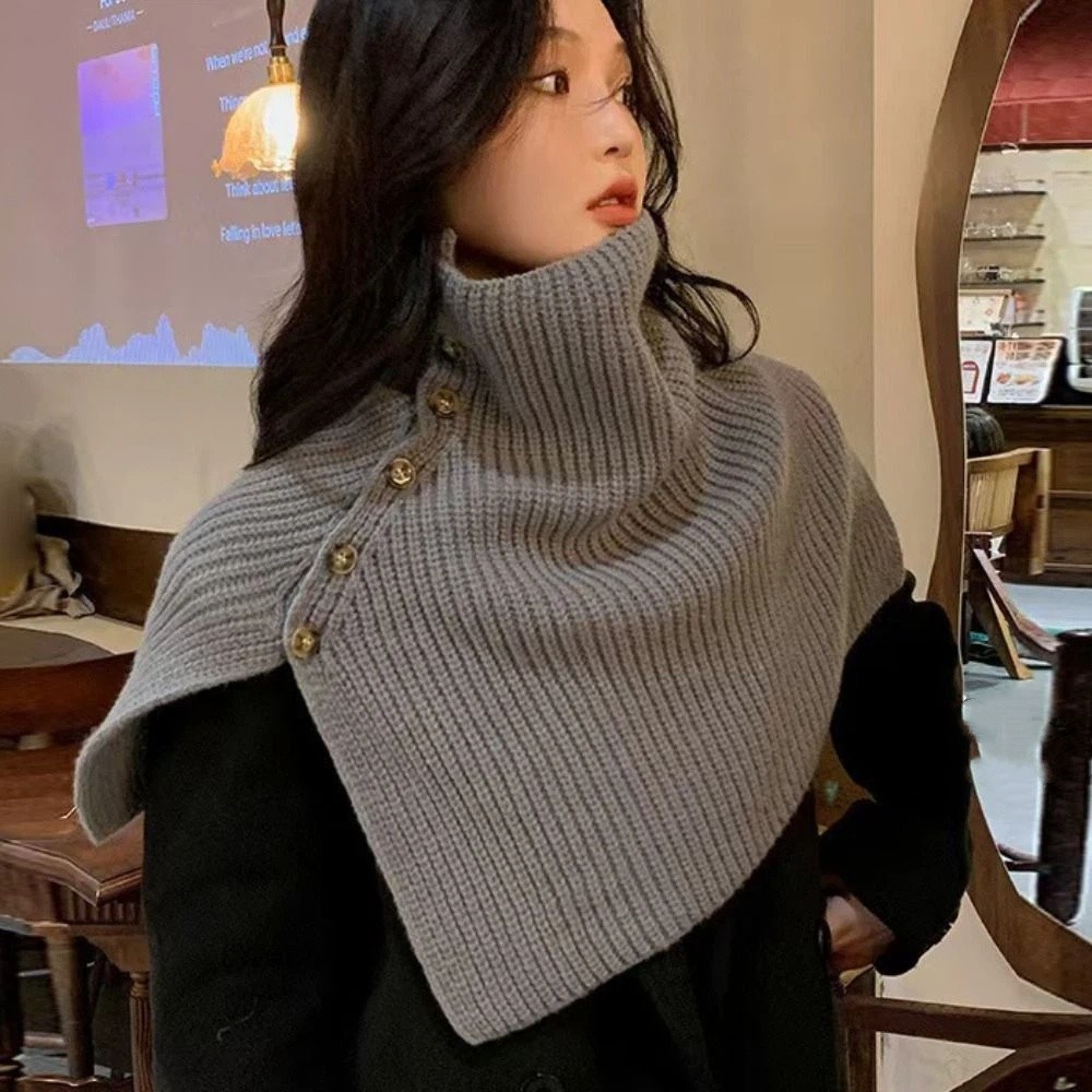 Classic Button Knitted Shawl W - đánh giá và giá Women'S Fashion Knitwear